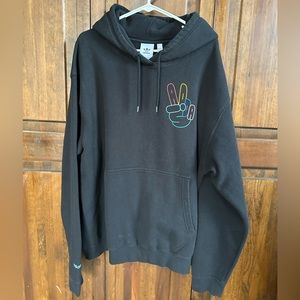 Men’s Adidas peace sign hoodie